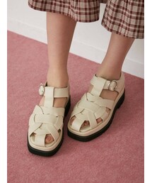 merry jenny | heartグルカラバーshoes(サンダル)