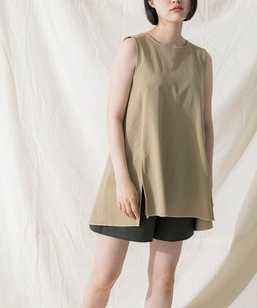 URBAN RESEARCH（アーバンリサーチ）の「Swim URBAN RESEARCH　スイム ノースリーブチュニック（水着・メンズ・BEIGE/KHAKI・S/M）」の12枚目の写真