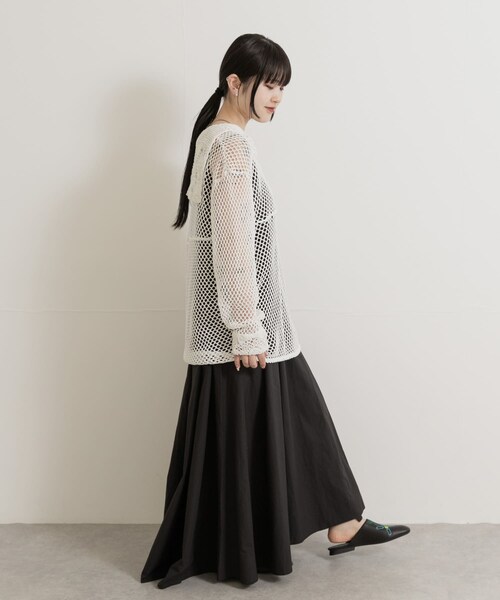 THE GOODLAND MARKET（ザグッドランドマーケット）の「77circa　make antique lace sailor top（その他トップス・レディース・white1/white2/black1/black2・one）」の12枚目の写真