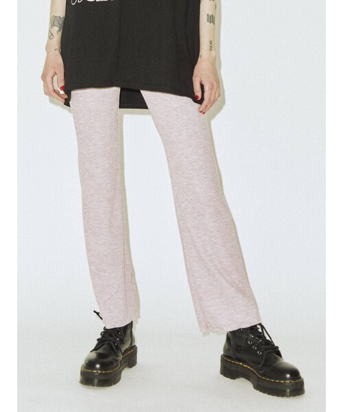 jouetie（ジュエティ）の「イージーフレアパンツ（その他パンツ・レディース・ダークミックス/ピンク/ブラック/グリーン/ミックス/ブルー/クリア・M）」の7枚目の写真