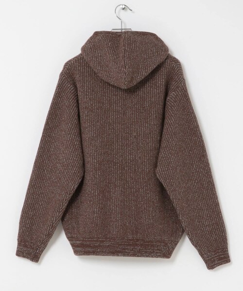 URBAN RESEARCH（アーバンリサーチ）の「The DUFFER N NEPHEWS　KNITTED ZIP UP HOODIE（テーラードジャケット・メンズ・BLACK/BROWN・M）」の13枚目の写真