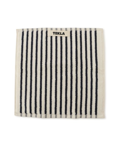 ADAM ET ROPE'(アダムエロペ)の「【J'aDoRe・店舗限定】【TEKLA】Terry Towels Striped (Washcloth)(ハンカチ/ハンドタオル・レディース・グリーン系/ネイビー系/ブラウン系・F)」の5枚目の写真