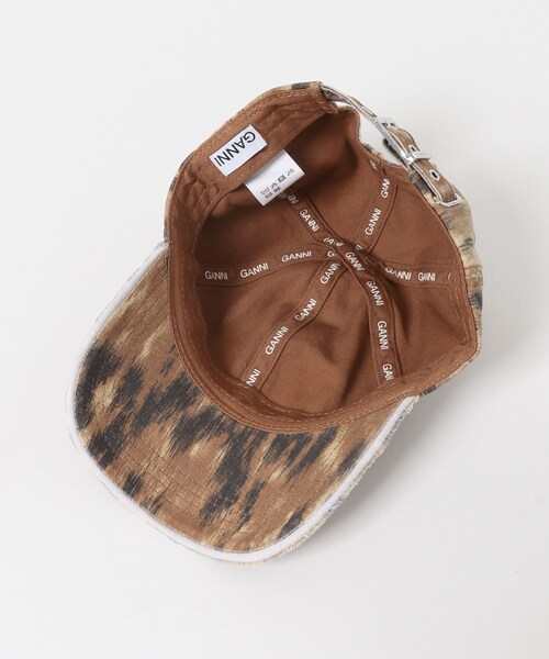 URBAN RESEARCH（アーバンリサーチ）の「GANNI　PRINT CANVAS CAP（キャップ・レディース・ARGAN OIL・-）」の5枚目の写真