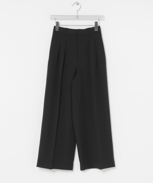 URBAN RESEARCH(アーバンリサーチ)の「『UVカット/イージーケア』ドライギャバツータックパンツ(その他パンツ・レディース・BLACK/GRAY・36/38)」の9枚目の写真