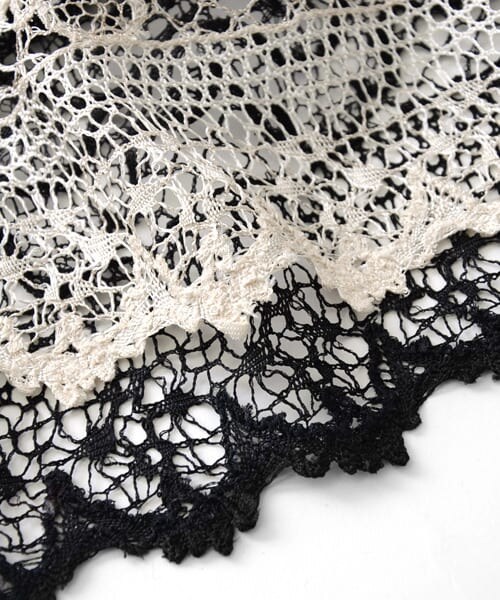 URBAN RESEARCH ROSSO（アーバンリサーチロッソ）の「レースストール（ストール/ショール・レディース・BLK/BEG・FREE）」の10枚目の写真