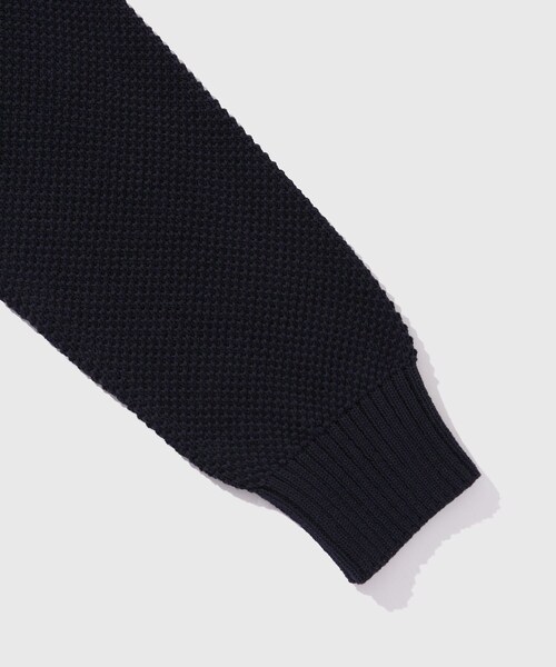 ADAM ET ROPE'(アダムエロペ)の「【ROYAL MER for WILD LIFE TAILOR】EX LYAM(ニット/セーター・メンズ・キナリ/ネイビー・L/M)」の8枚目の写真