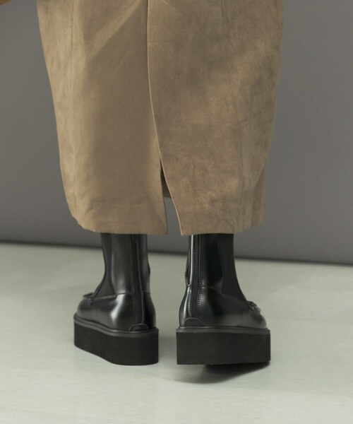 URBAN RESEARCH ROSSO（アーバンリサーチロッソ）の「REMME　サイドゴアブーツ（ブーツ・レディース・NEGRO(BLK)・36/37/38）」の4枚目の写真