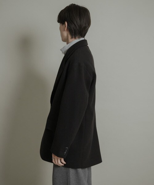 SENSE OF PLACE by URBAN RESEARCH（センスオブプレイスバイアーバンリサーチ）の「ルーズミドルジャケット（テーラードジャケット・メンズ・BLACK/CHARCOAL/GREIGE・M/L）」の14枚目の写真