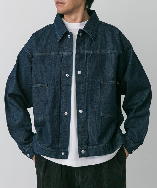 URBAN RESEARCH DOORS（アーバンリサーチドアーズ）の「ENDS and MEANS　Denim Jacket（デニムジャケット・メンズ・Indigo/Black・M/L）」の17枚目の写真