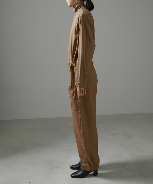 ADAM ET ROPE'(アダムエロペ)の「【J'aDoRe・店舗限定】【Gabriela Coll Garments】LORO PIANA OVERALL(つなぎ/オールインワン・レディース・キャメル・1)」の12枚目の写真