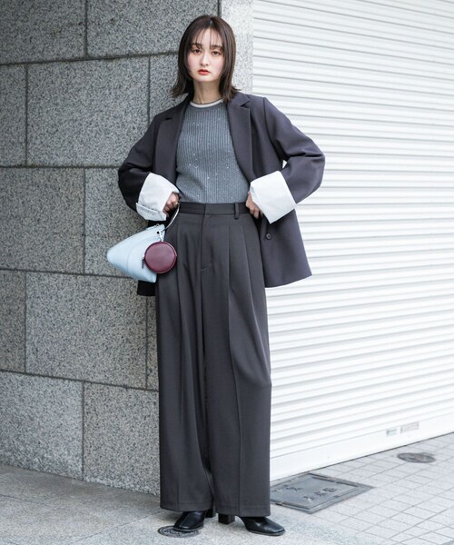 SENSE OF PLACE by URBAN RESEARCH（センスオブプレイスバイアーバンリサーチ）の「『消臭』スクエアトウセンターシームストレッチブーツ（ブーツ・レディース・SUEDE/BLACK/SILVER・S/M/L）」の18枚目の写真