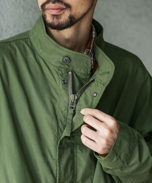 URBAN RESEARCH Sonny Label（アーバンリサーチサニーレーベル）の「『別注』ARMY TWILL×Sonny Label　Fish Tail Coat（モッズコート・メンズ・L.GRAY/KHAKI・M/L/XL）」の13枚目の写真