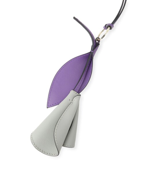 ROPE'(ロペ)の「【teau・牛革】panier pansy ring charm(キー/バッグチャーム・ネックレス)(チャーム・レディース・ブラック/グレー/キャメル/ピンク/イエロー・F)」の16枚目の写真