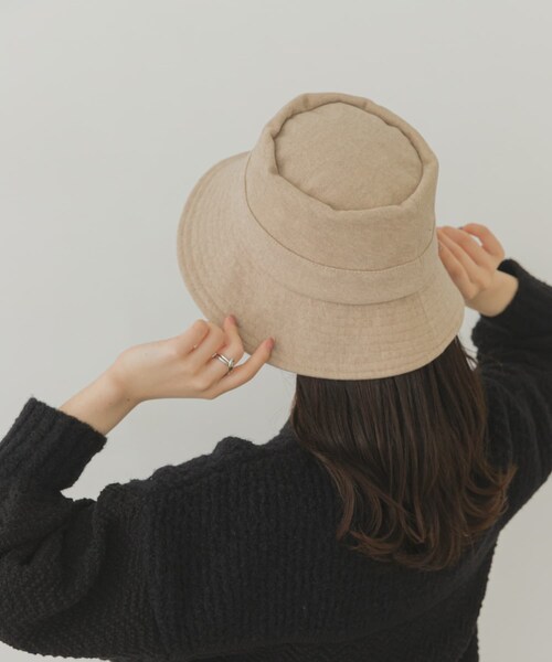 RODE SKO（ロデスコ）の「2WAYリボンバケットハット（ハット・レディース・BLACK/BEIGE・FREE）」の9枚目の写真