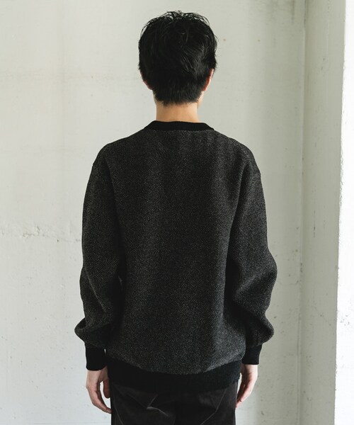 URBAN RESEARCH DOORS(アーバンリサーチドアーズ)の「ジャガードモールニットプルオーバー(ニット/セーター・メンズ・GREIGE/BLUE/OLIVEBROWN/BLACK・M/L)」の7枚目の写真