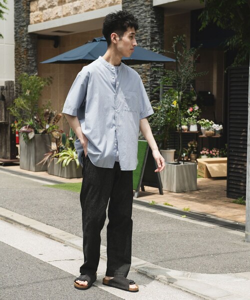 URBAN RESEARCH DOORS（アーバンリサーチドアーズ）の「リネンブレンドデニム イージートラウザー（デニムパンツ・メンズ・INDIGO/INDIGOUSED/BLACK/BLACK USED・M/L）」の11枚目の写真