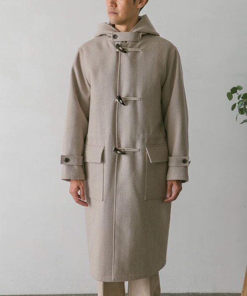 URBAN RESEARCH DOORS（アーバンリサーチドアーズ）の「JAPAN FABRIC ダッフルコート（ダッフルコート・メンズ・GREEN/D.NAVY/GREIGE・M/L）」の12枚目の写真