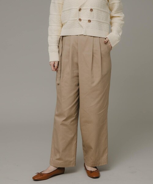 URBAN RESEARCH Sonny Label（アーバンリサーチサニーレーベル）の「ラップタックパンツ（その他パンツ・レディース・ベージュ/ブラック/ネイビー・FREE）」の5枚目の写真