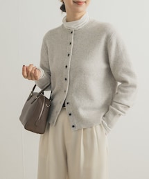 URBAN RESEARCH DOORS | ウールサテン釦コンパクトカーディガン(カーディガン/ボレロ)