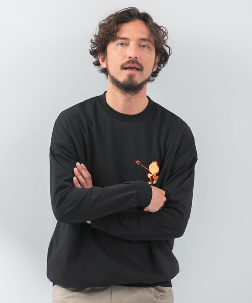 URBAN RESEARCH Sonny Label（アーバンリサーチサニーレーベル）の「OOPS×RYUAMBEコラボスウェット（スウェット・メンズ・サックス/ブラック/ミント・M/L/XL）」の13枚目の写真