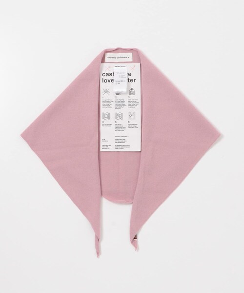 URBAN RESEARCH（アーバンリサーチ）の「Extreme Cashmere　bandana（バンダナ/スカーフ・レディース・rosa/d brown/felt/raven・-）」の18枚目の写真