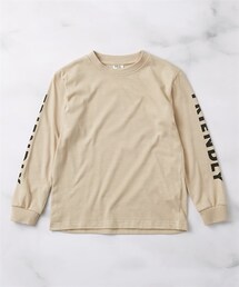 nissen | 選べる♪袖プリント長袖Tシャツ(Tシャツ/カットソー)