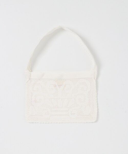 かぐれ（カグレ）の「Nananita　FOUNTAIN CROCHET BAG（その他雑貨・レディース・DOVE/BLACK・Free）」の3枚目の写真