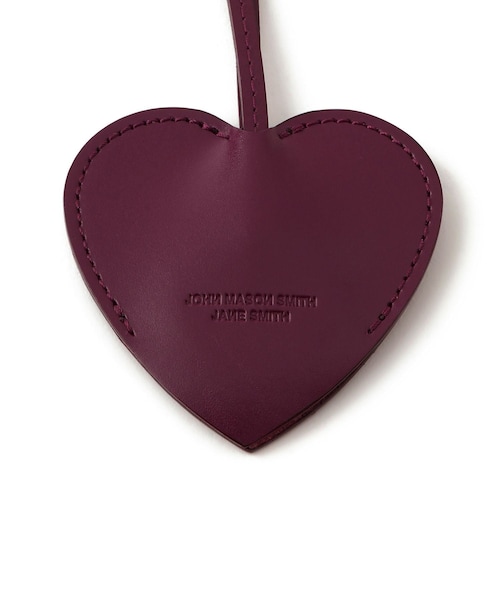 ADAM ET ROPE'(アダムエロペ)の「【JANE SMITH(ジェーンスミス)】COW LEATHER HEART KEY CASE(キーケース/キーアクセサリー・レディース・ブラック/ダークブラウン/ワイン・F)」の6枚目の写真