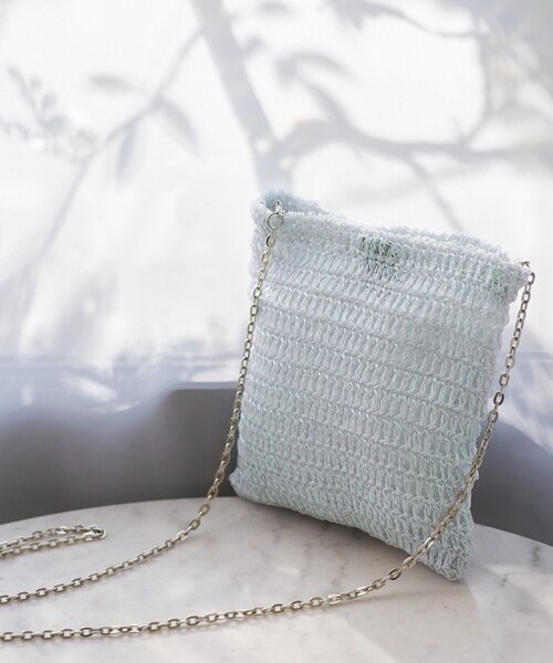 ROPE' PICNIC（ロペピクニック）の「メタリックヤーンミニチェーンショルダーバッグ（ショルダーバッグ・レディース・ブラック/その他・F）」の6枚目の写真