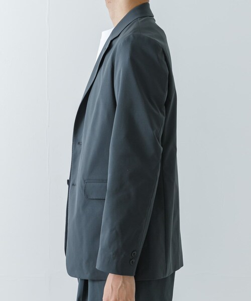 URBAN RESEARCH（アーバンリサーチ）の「『セットアップ対応』『マシンウォッシャブル』CLEAN DYE TWILL JACKET（テーラードジャケット・メンズ・GREEN/BEIGE/NAVY・M/L）」の9枚目の写真