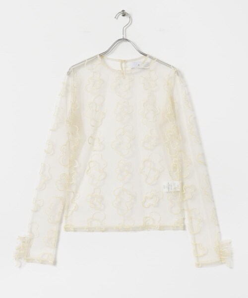 URBAN RESEARCH（アーバンリサーチ）の「Po/　sheer tulle top ameba（その他トップス・レディース・yellow/black・FREE）」の11枚目の写真