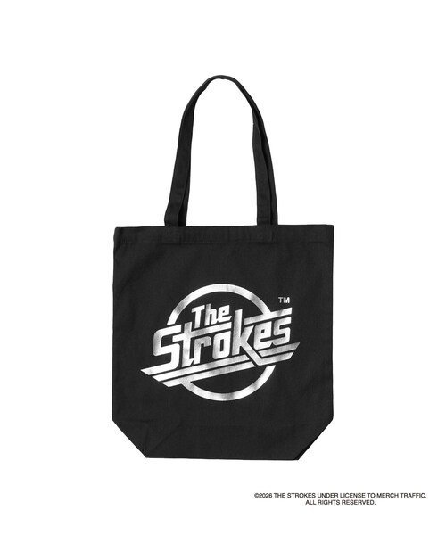 bonjour records(ボンジュールレコーズ)の「The Strokes for bonjour records Official Tote bag ザ・ストロークス オフィシャル トートバッグ(トートバッグ・レディース・ブラック/ブラック系・F)」の2枚目の写真
