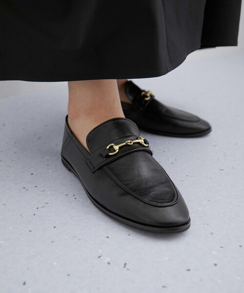 ADAM ET ROPE'(アダムエロペ)の「【サステナブル】ソフトビットローファー(ローファー・レディース・ブラック・22.5/23.0/23.5/24.0/24.5/25.0)」の14枚目の写真