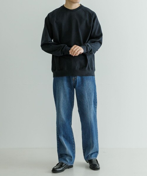URBAN RESEARCH（アーバンリサーチ）の「ndx　RaglanSweat（スウェット・メンズ・ROSE BLUSH/DARK NAVY/BURNT SAND・M/L）」の13枚目の写真