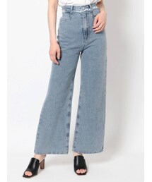 EMODA | BELT FRINGE H/W WIDE JEANS(デニムパンツ)