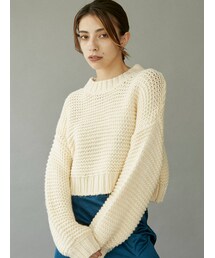 EVRIS | ショートガーターニットトップス(ニット/セーター)