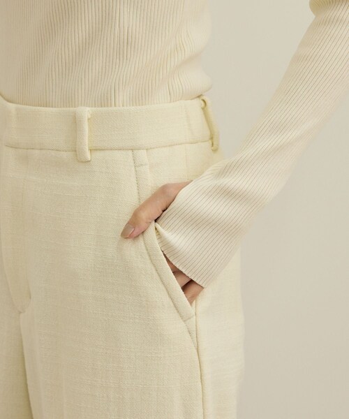 ROPE'(ロペ)の「MANTECO(マンテコ) コットンライトツイードパンツ/イージーケア(その他パンツ・レディース・オフホワイト・36/38)」の14枚目の写真