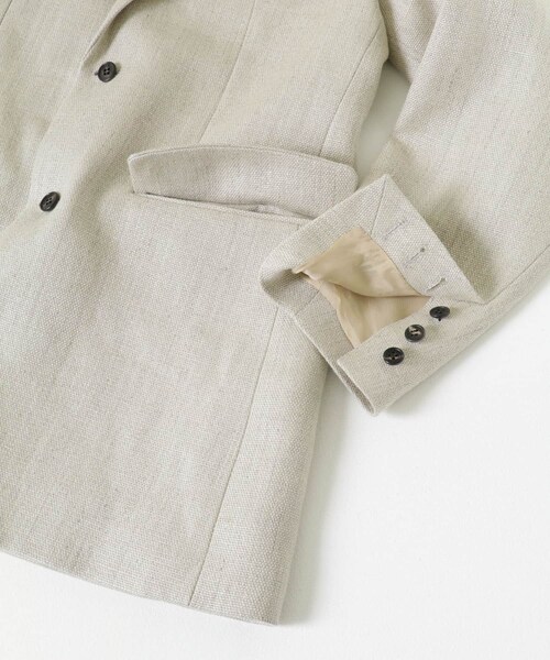 URBAN RESEARCH(アーバンリサーチ)の「semoh DeadStock Linen Jacket(テーラードジャケット・メンズ・BEIGE・2/3)」の7枚目の写真