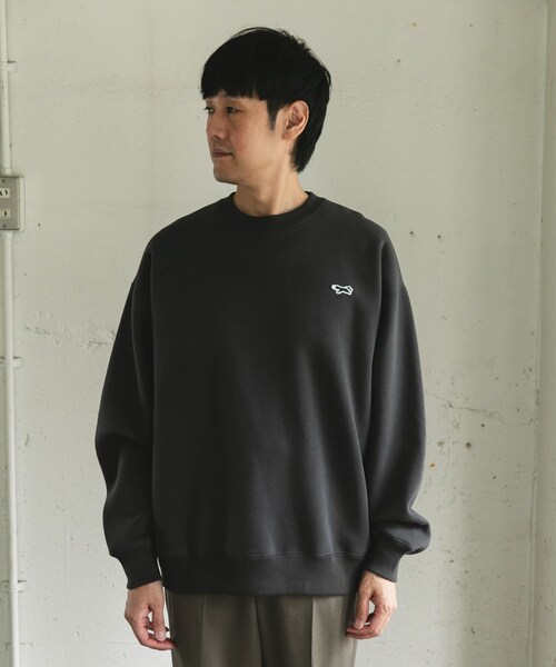 URBAN RESEARCH DOORS（アーバンリサーチドアーズ）の「『XLサイズ/WEB限定』『別注』PENNEYS×DOORS　THE FOX クルーネックスウェット（スウェット・メンズ・BEIGE/ASH/CHARCOAL/RED・M/L/XL）」の15枚目の写真