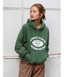 Ungrid | クラックロゴプリントパーカー(パーカー)