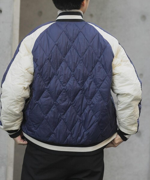 ITEMS URBANRESEARCH（アイテムズ アーバンリサーチ）の「TAION　Reversible SKAJAN Down Jacket（その他アウター・メンズ・BLK×NVY/BGD×D.NVY・M/L/XL）」の5枚目の写真