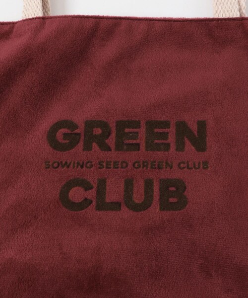 URBAN RESEARCH DOORS（アーバンリサーチドアーズ）の「『別注』beej×DOORS　ベロアトート（トートバッグ・レディース・GRAY/BURGUNDY・one）」の16枚目の写真
