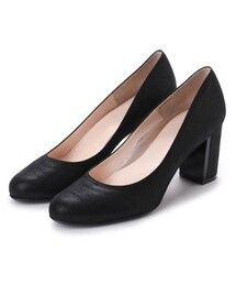 マリー・ファム Marie femme 【クッション入り】チャンキーヒールパンプス 