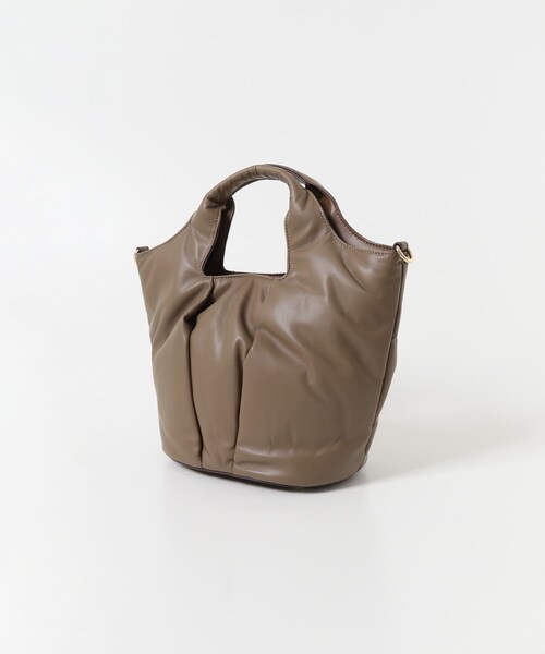 URBAN RESEARCH DOORS(アーバンリサーチドアーズ)の「パファーハンドルバッグ(ハンドバッグ・レディース・BLUE/BROWN・one)」の7枚目の写真