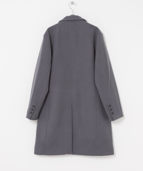 ITEMS URBANRESEARCH(アイテムズ アーバンリサーチ)の「ウールブレンドチェスターコート(チェスターコート・メンズ・GRY/NVY/BLK・M/L)」の22枚目の写真