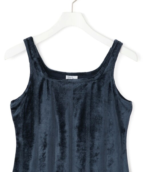 ADAM ET ROPE'（アダムエロペ）の「【Miller for ADAM ET ROPE'】別注 スクエアタンク（カップ付き）（タンクトップ・レディース・グリーン/ネイビー・F）」の16枚目の写真