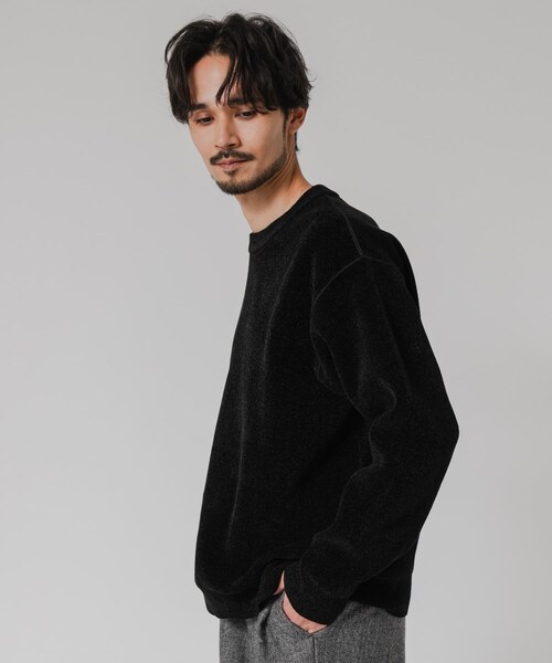 URBAN RESEARCH（アーバンリサーチ）の「モールニットプルオーバー（ニット/セーター・メンズ・IVORY/S.GREEN/GRAY/BLACK・M/L）」の21枚目の写真