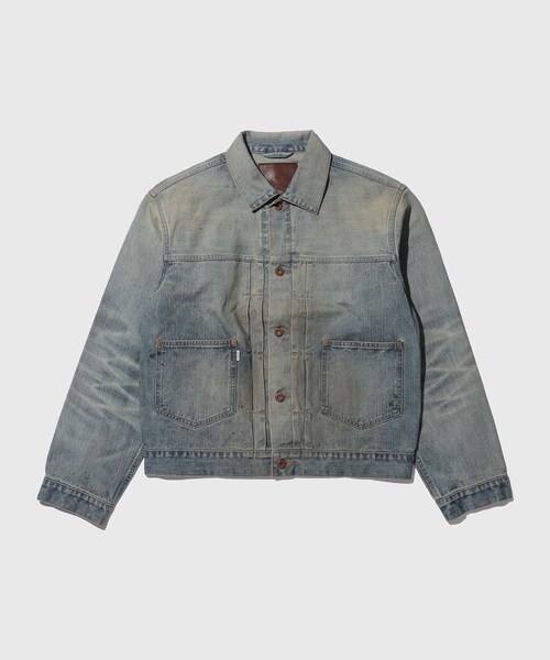 ADAM ET ROPE'(アダムエロペ)の「【SUGARHILL/シュガーヒル】FADED MODERN DENIM JACKET(デニムジャケット・メンズ・ブルー系・2/3)」の2枚目の写真