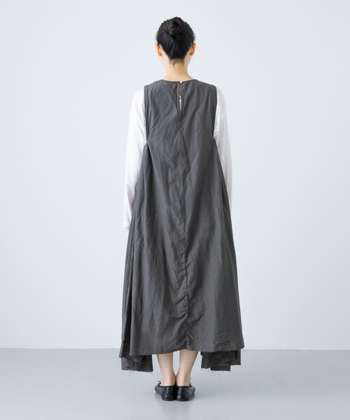 かぐれ（カグレ）の「quitan　DRESS（ワンピース・レディース・IRON GREY/PALE ROSE・FREE）」の17枚目の写真