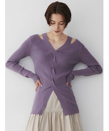 LAGUNAMOON | カットアウトケーブルニットプルオーバー(ニット/セーター)